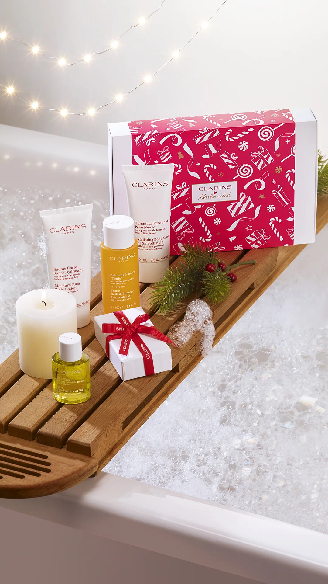 Visuel de box sur un plateau de bain