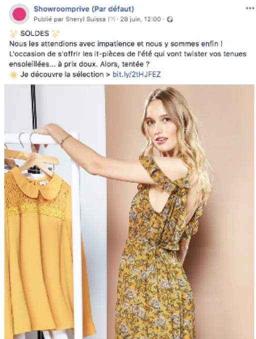Publication Showroomprivé